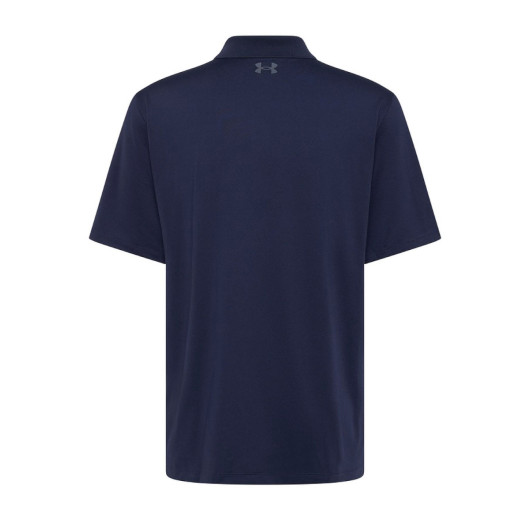 Under Armour Performance Mens Polos Navy Reverse